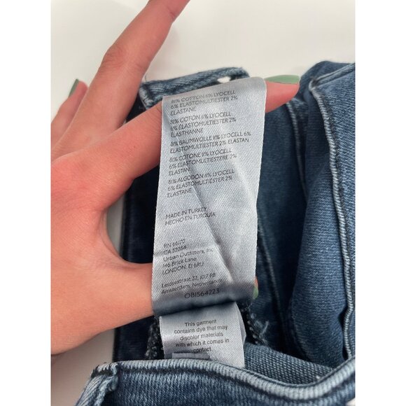 Pilcro & the Letterpress High-Rise Womens Bootcut Jeans Size 27 Dark Wash - Picture 9 of 10